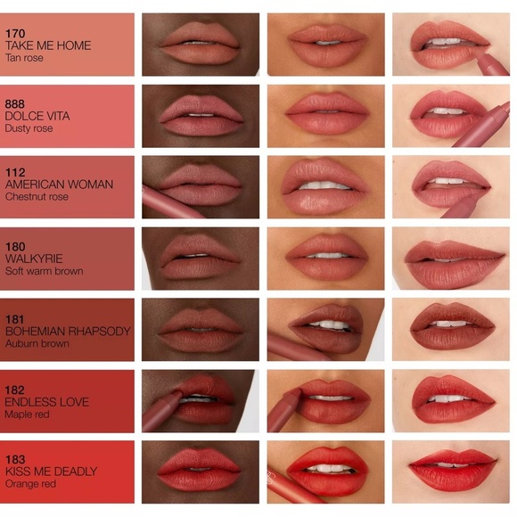 NARS Cosmetics 179 Viva Las Vegas Power Matte High Intensity Lip Pencil - Picture 5 of 6